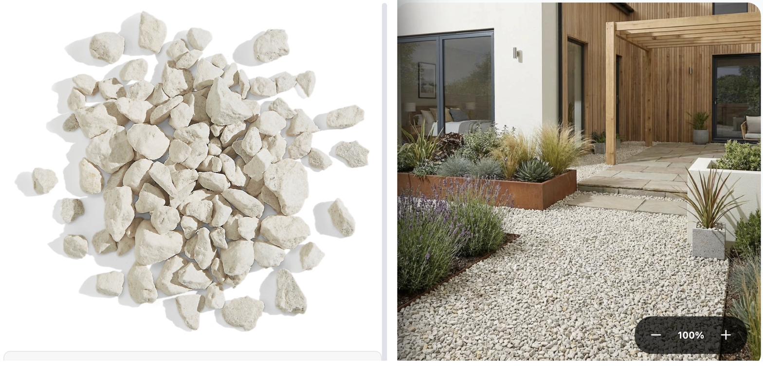 Камень декоративный — до и после